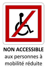 non accessible PMR 